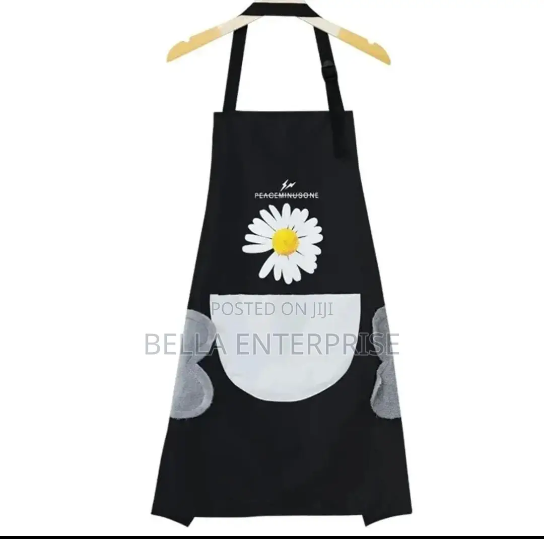Restockedwaterproof Cute Floral Apronsblack,Cream