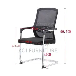 Office Chairs; Mesh Office Visitors Reception Chair With Sledbases