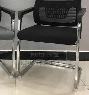 Office Chairs; Mesh Office Visitors Reception Chair With Sledbases