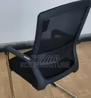 Office Chairs; Mesh Office Visitors Reception Chair With Sledbases