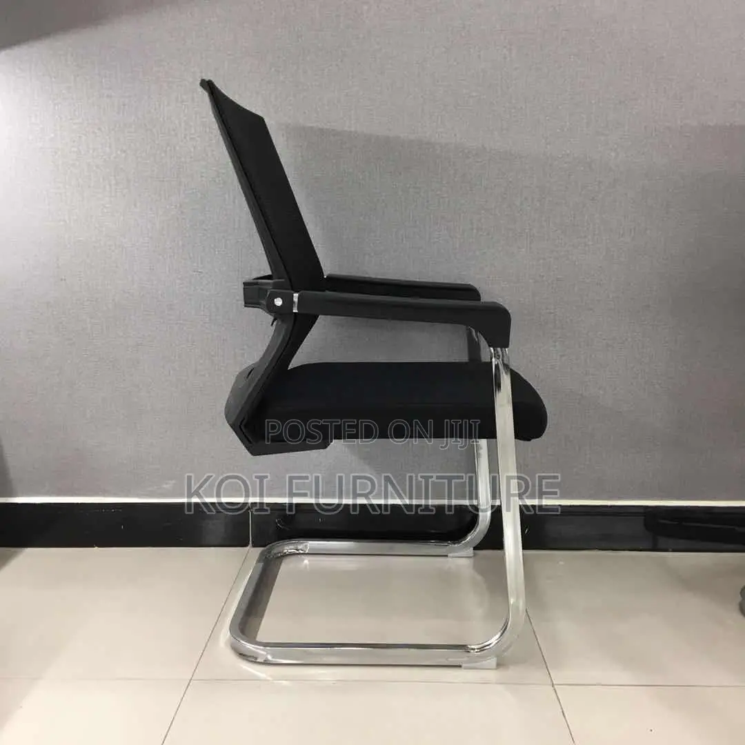 Office Chairs; Mesh Office Visitors Reception Chair With Sledbases