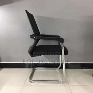 Office Chairs; Mesh Office Visitors Reception Chair With Sledbases