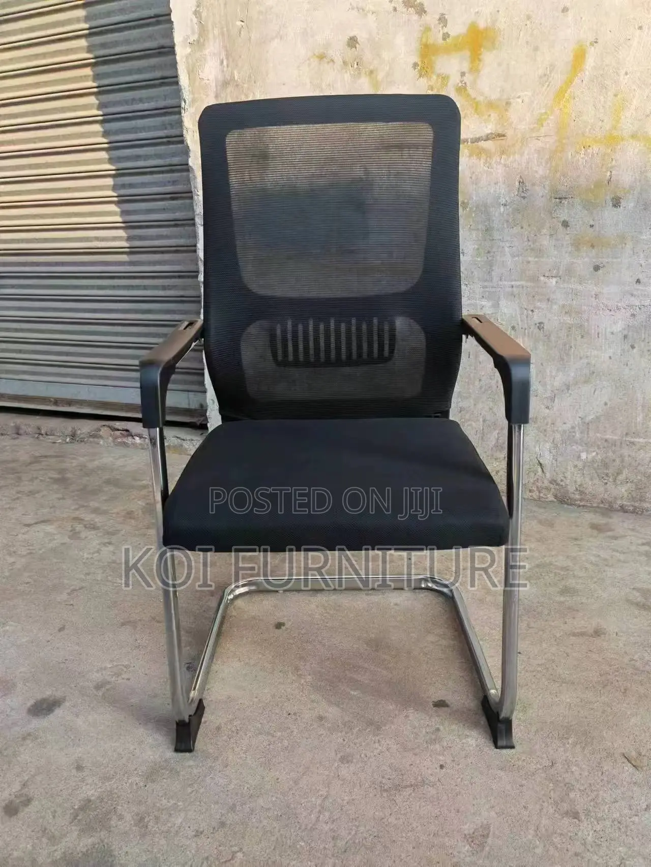 Office Chairs; Mesh Office Visitors Reception Chair With Sledbases