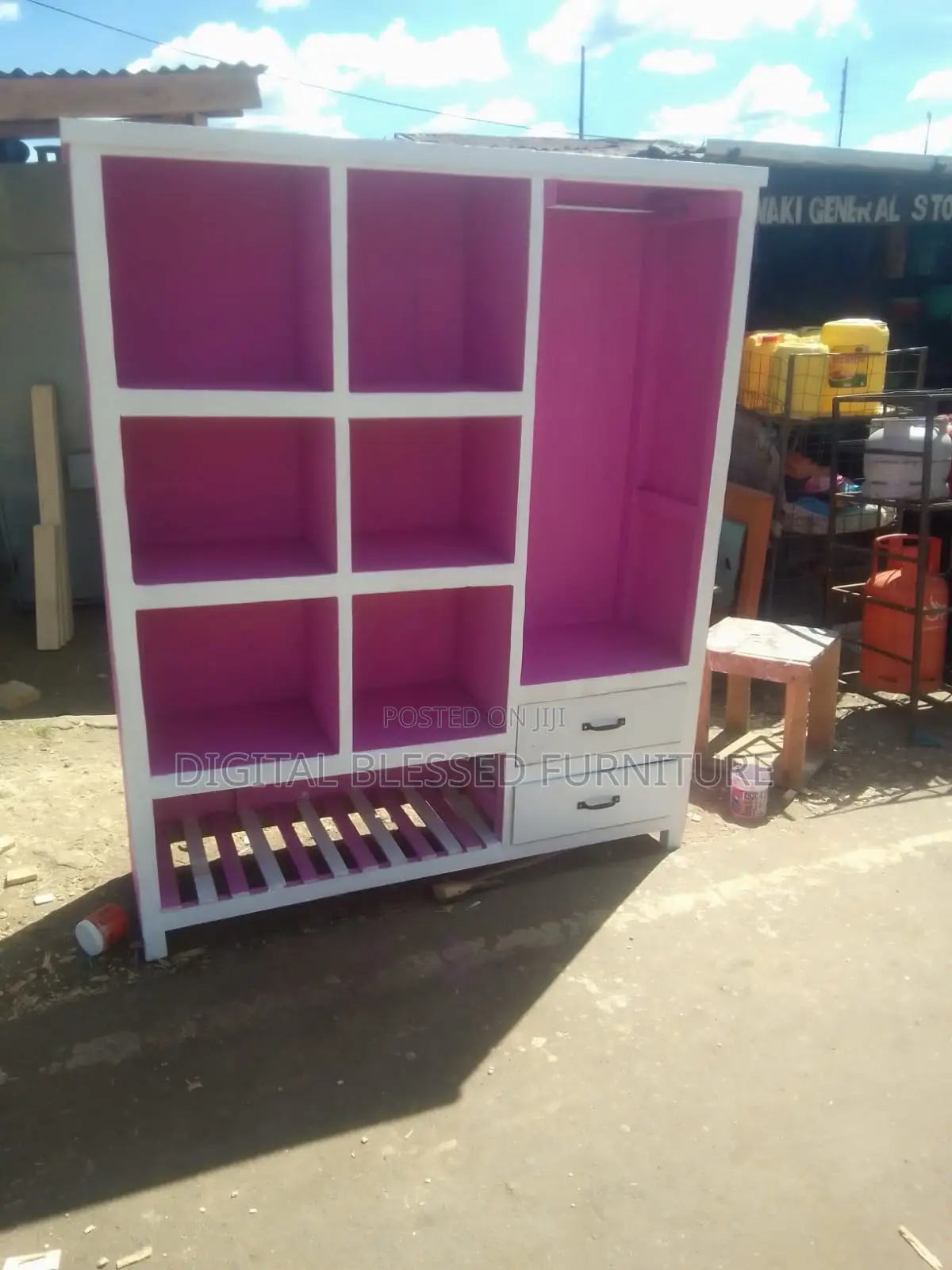 Pink and White Wardrobes