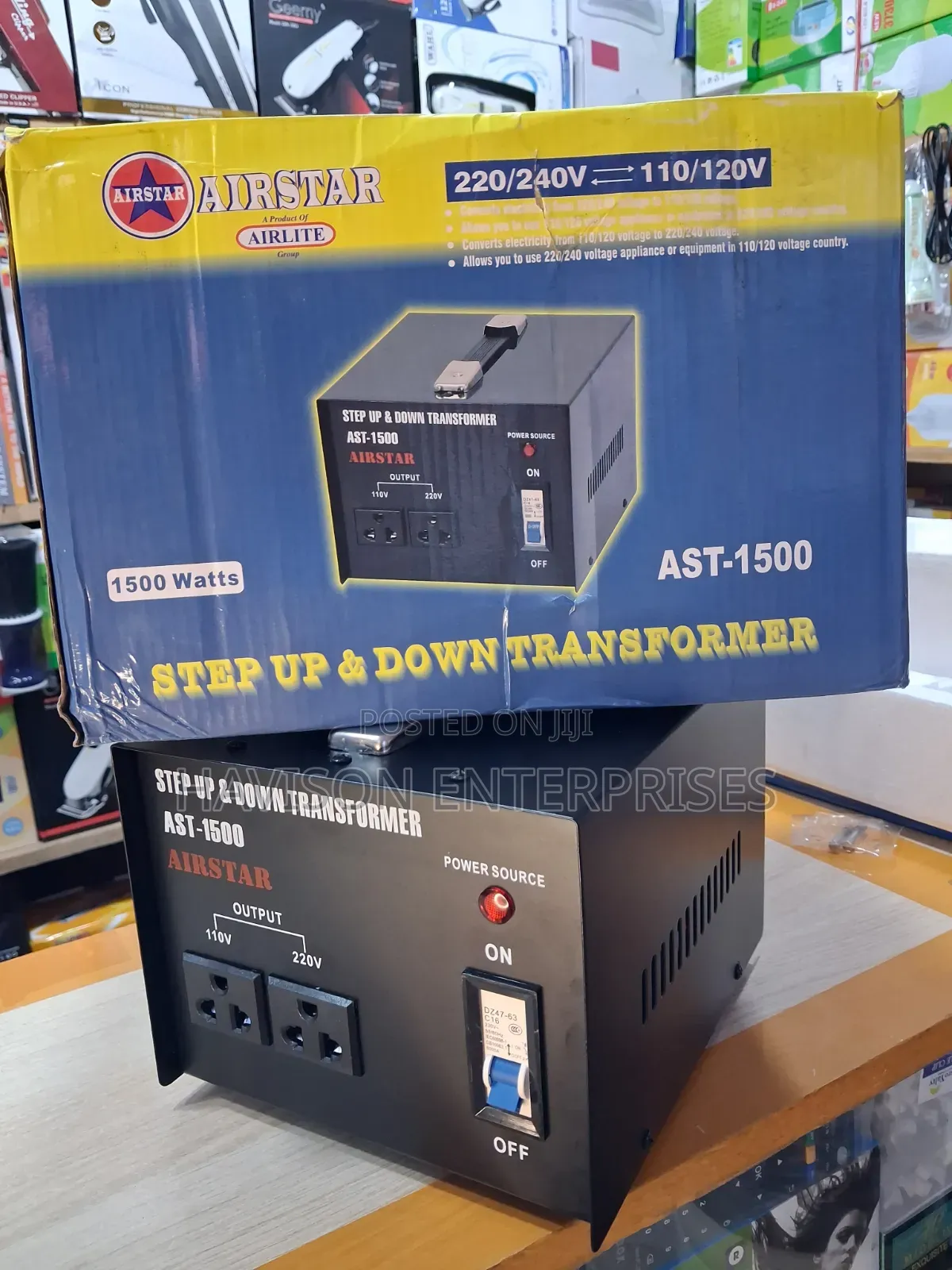 1500w Airstar Step Up and Down Transformer