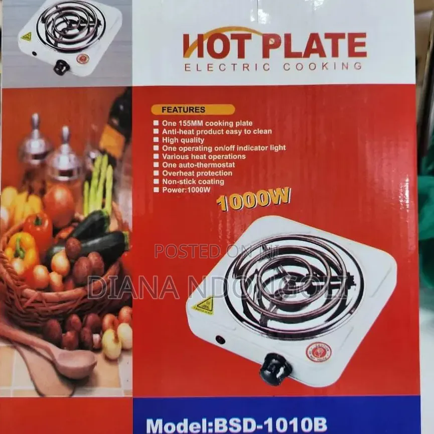 *Single Coil Electric Hotplate