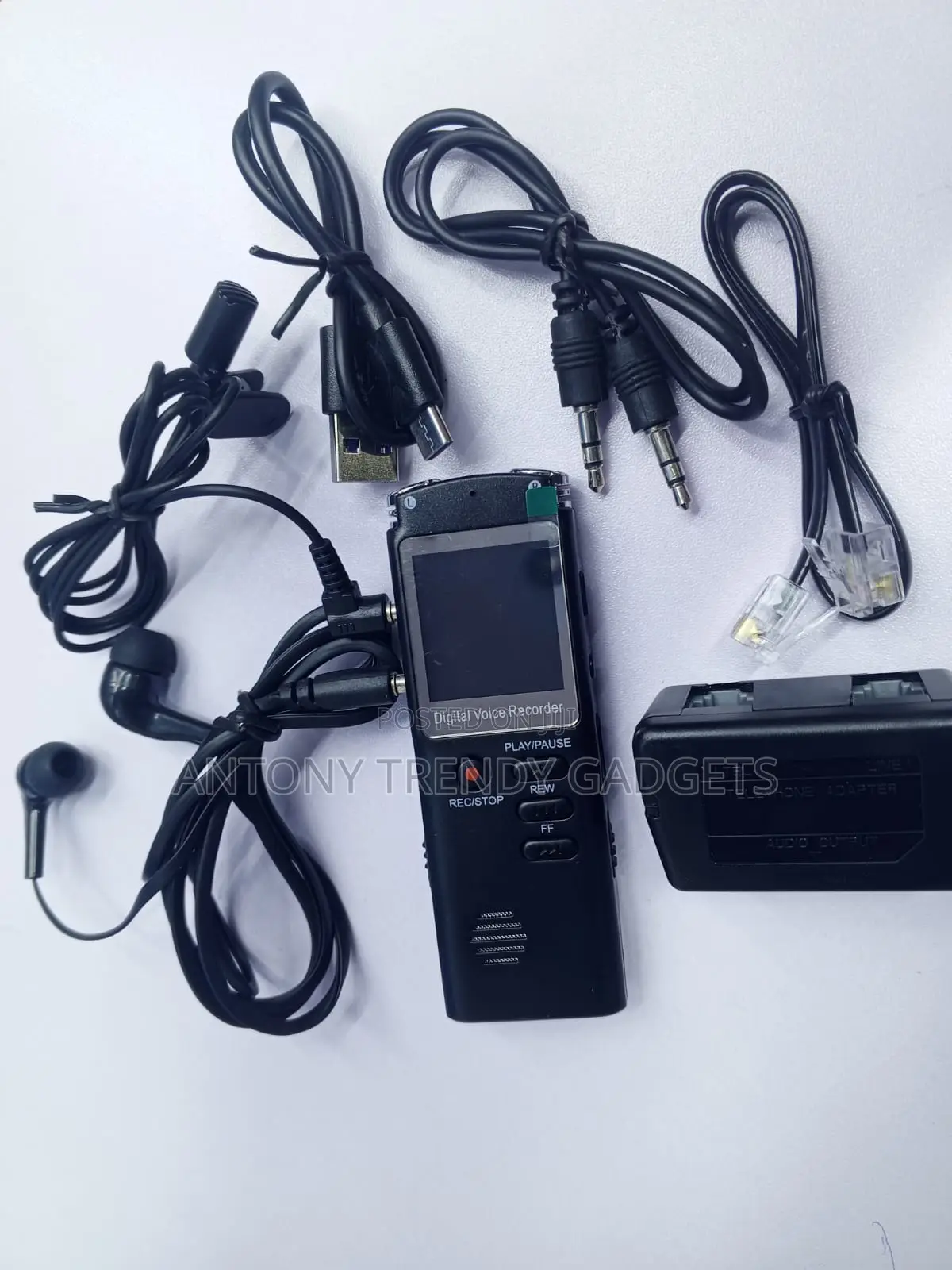 8gb Digital Voice Recorder LCD Screen Audio Recording Device