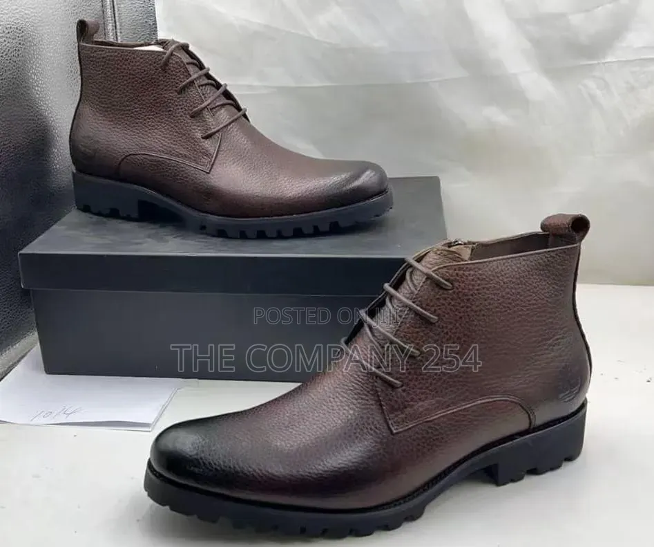 Quality Leather Casual Timberland Clarks Official Rubber Sole Boot