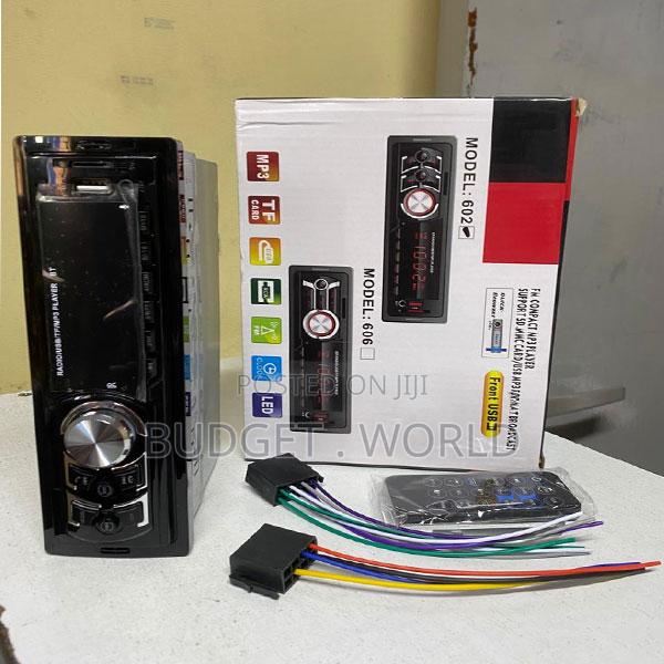 606 Digital Car Radio Player – Universal Mp3 Stereo With Fm Tuner