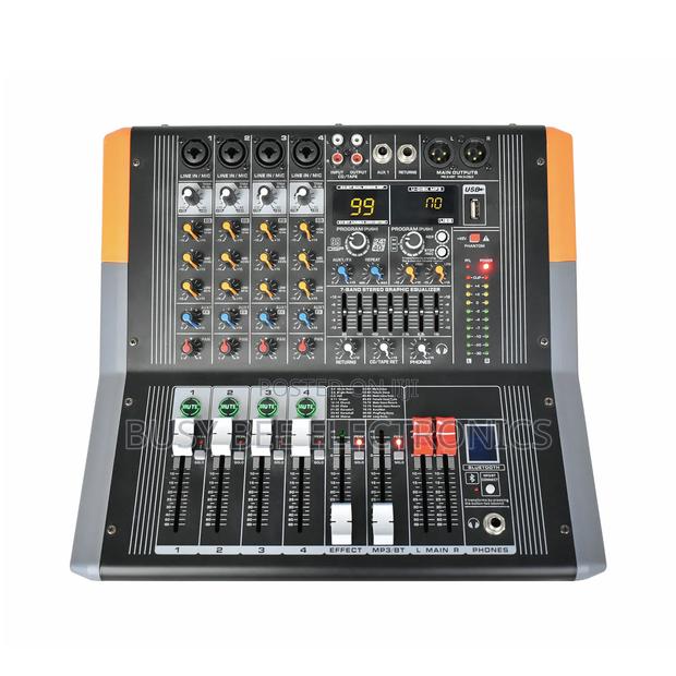 Professional 4 8 Channel Active Power Mixer - thumbnail 4