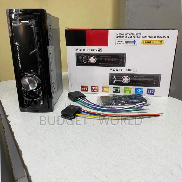 606 Car Multimedia Radio – Usb Mp3 Player With High-Quality Audio Outp