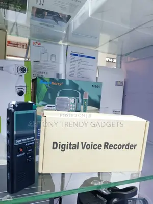 8gb Voice Recorder With External Microphone Support