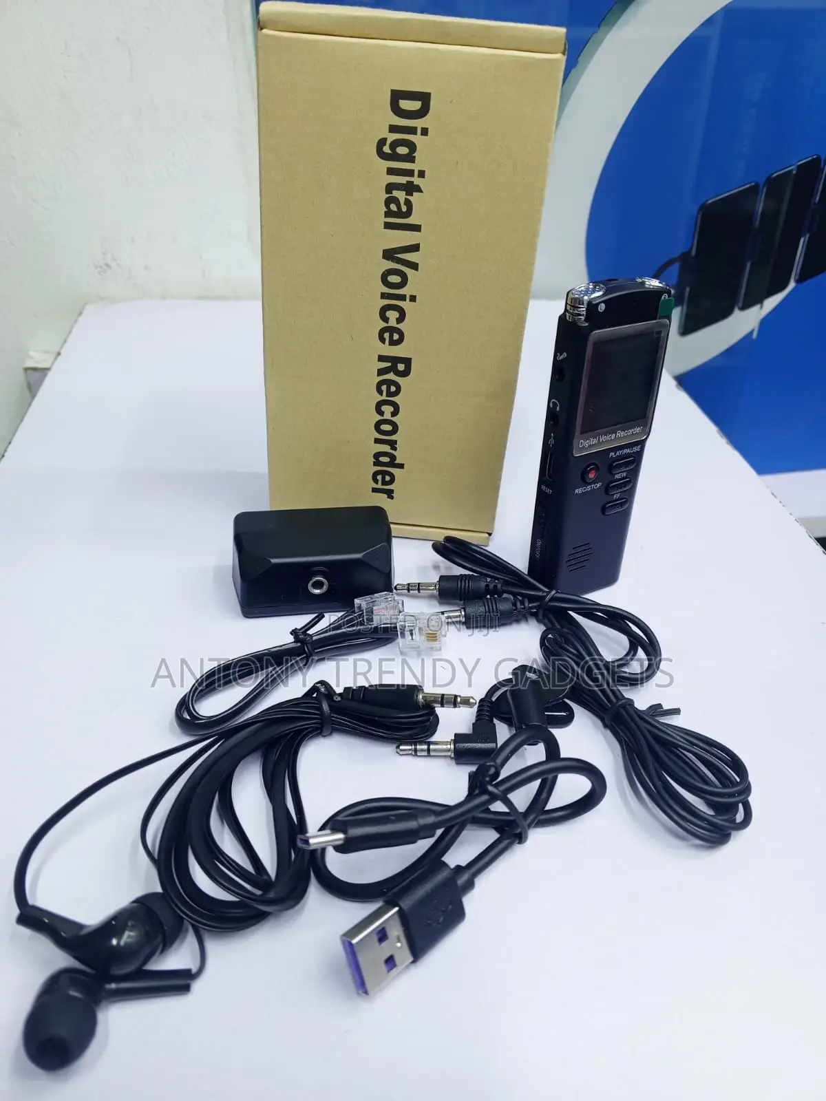 8gb Voice Recorder With External Microphone Support