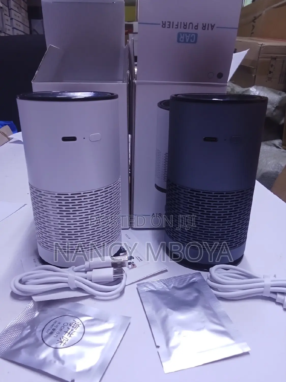 Mini Car/Room Electric Usb Air Purifier, Activated Carbon Air Filters