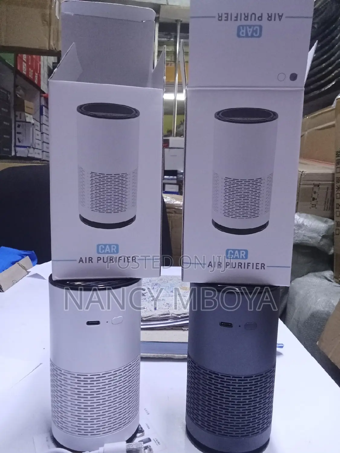 Mini Car/Room Electric Usb Air Purifier, Activated Carbon Air Filters