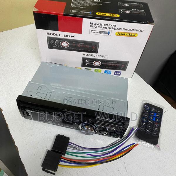 606 Digital Dashboard Radio – Mp3 Playback, Fm Tuning Aux Input