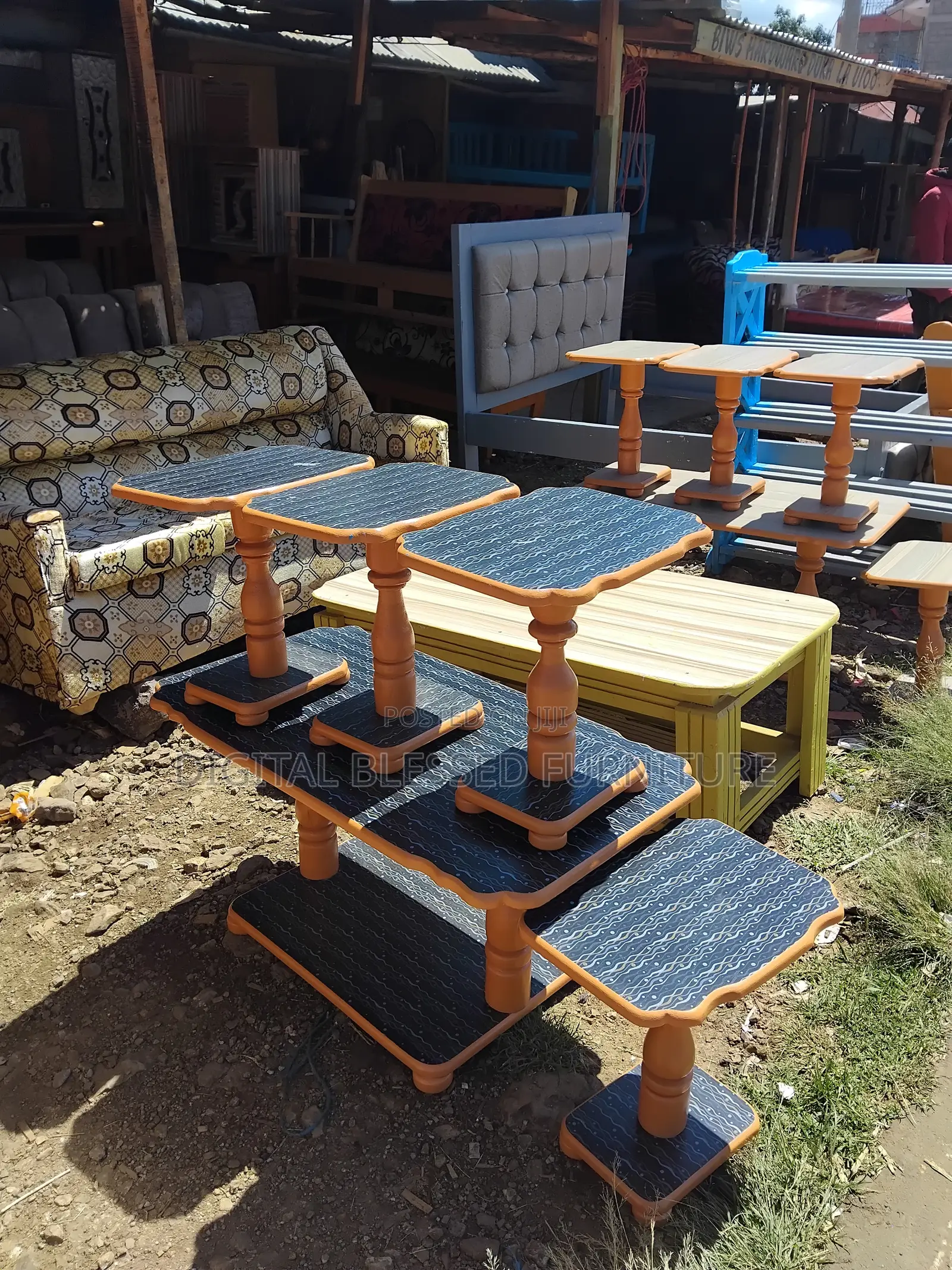 Black Coffee Table Set