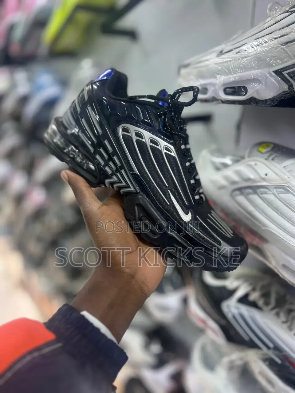 Nike Airmax Plus 3 Tn Black And Silver