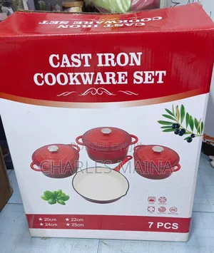 Cast Iron 7pcs Cookware