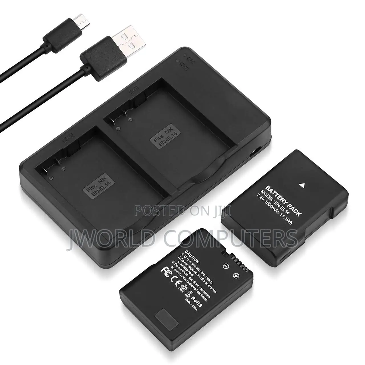 Nitecore Unk2 Dual Slot Usb Charger for Nikon