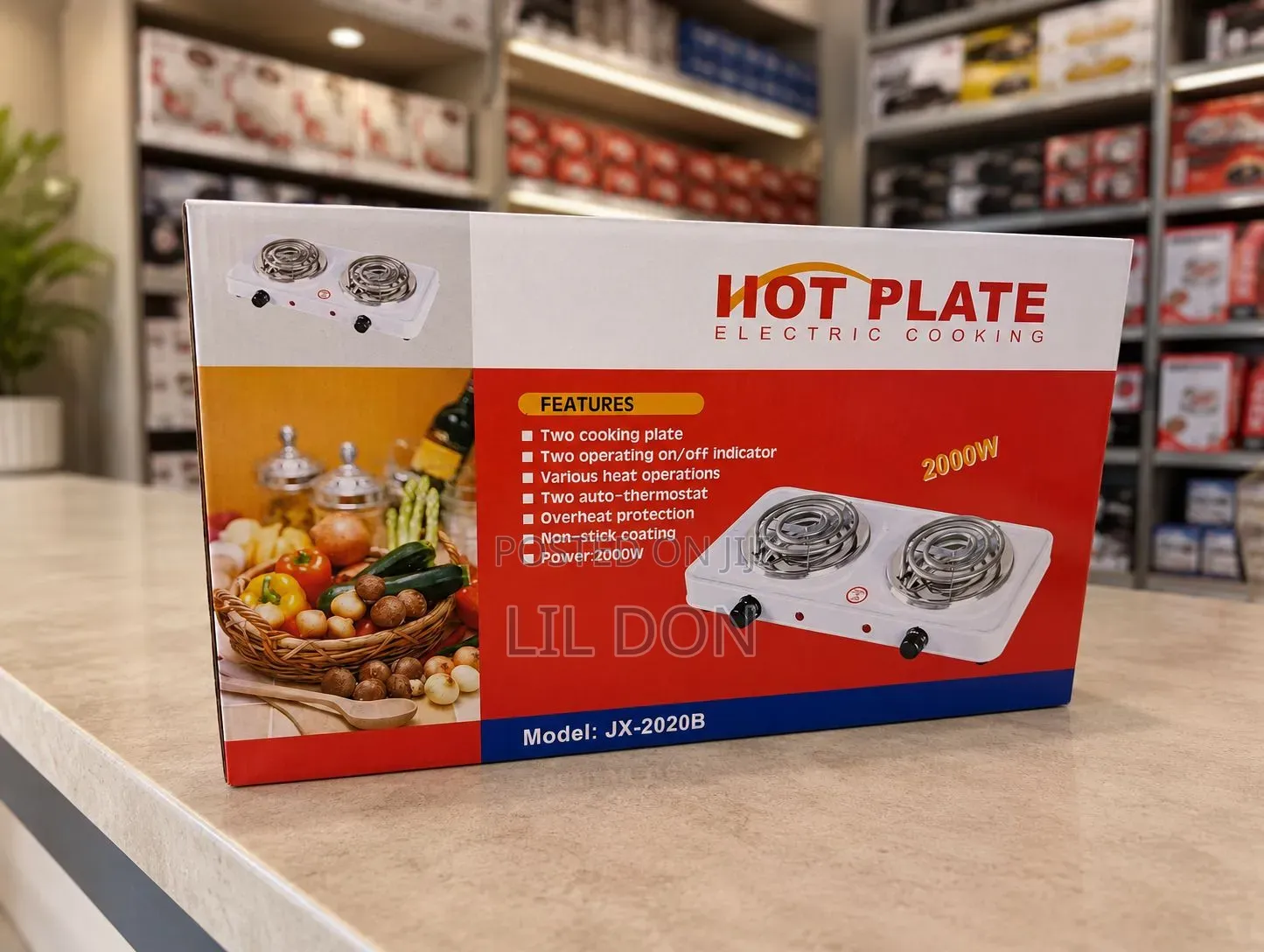 Double Hot Plate Coil