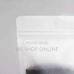 20*30cm Clear Matte Finish Stand Up Pouches With Ziplock 50pcs