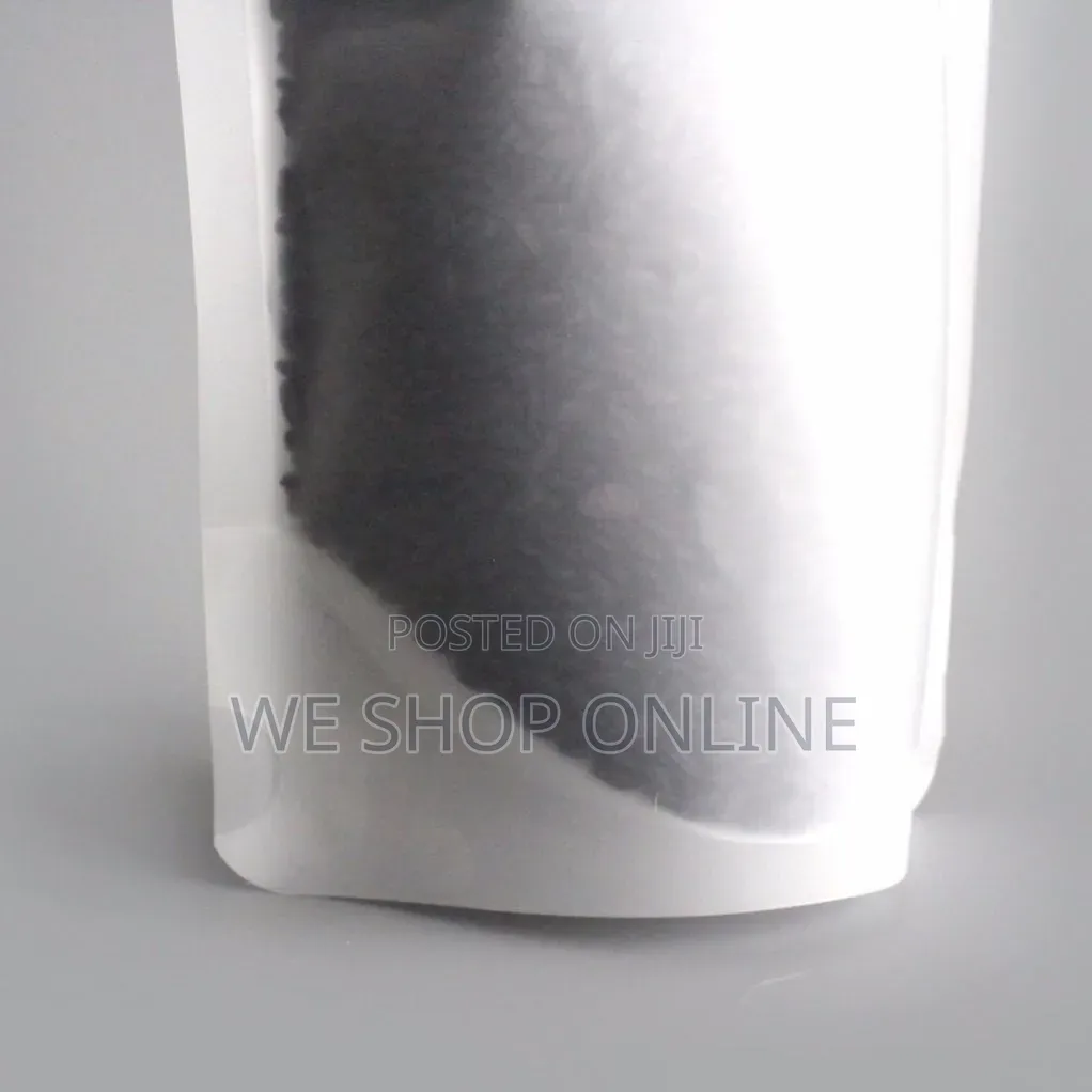 20*30cm Clear Matte Finish Stand Up Pouches With Ziplock 50pcs