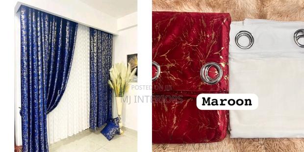 Imported Blackout Curtains for Privacy and Sun Protection