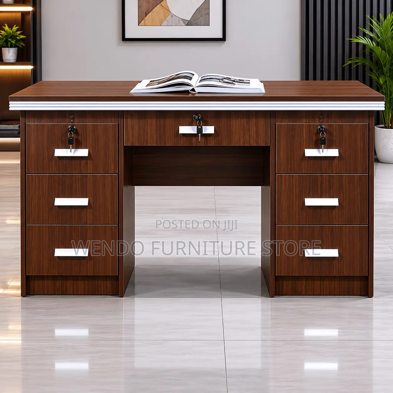 Office Desk; 140cm Clerical Designed Home Office Desk