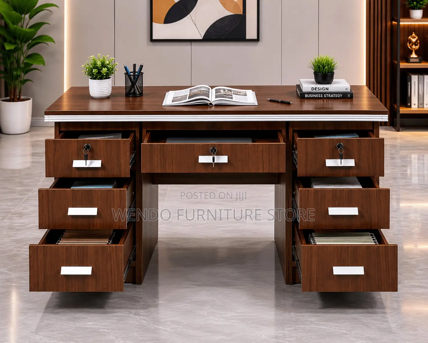 Office Desk; 140cm Clerical Designed Home Office Desk