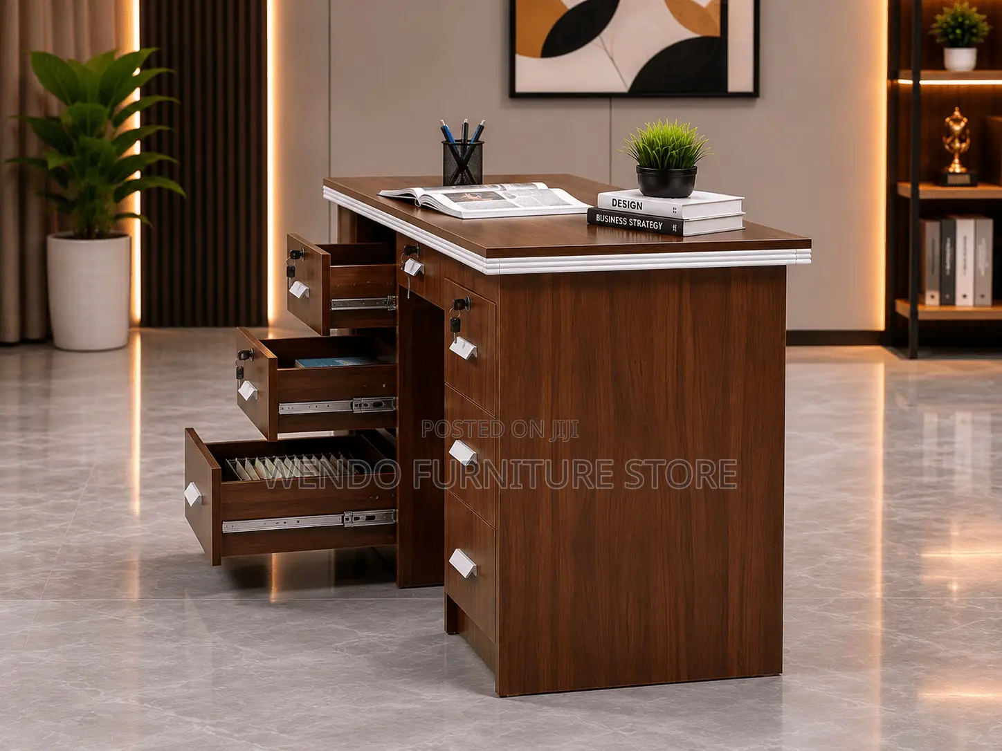 Office Desk; 140cm Clerical Designed Home Office Desk