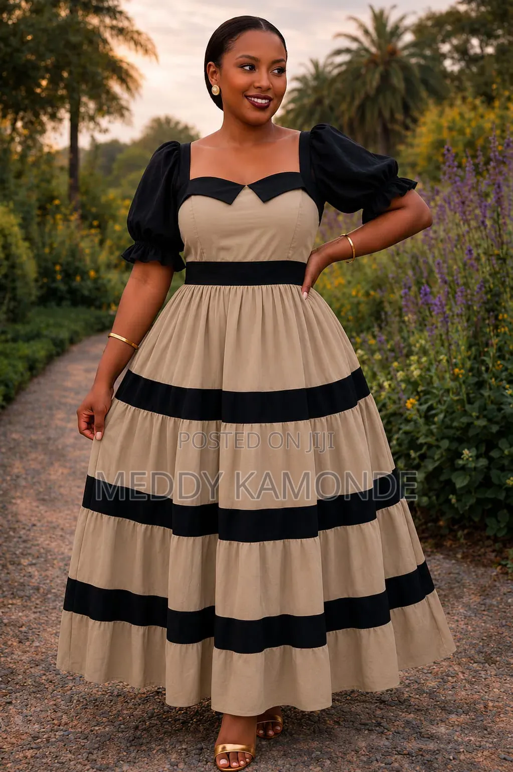 Classy Long Round Dress