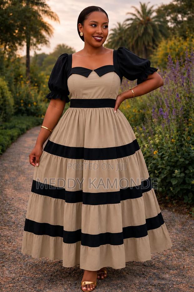 Classy Long Round Dress - thumbnail 2