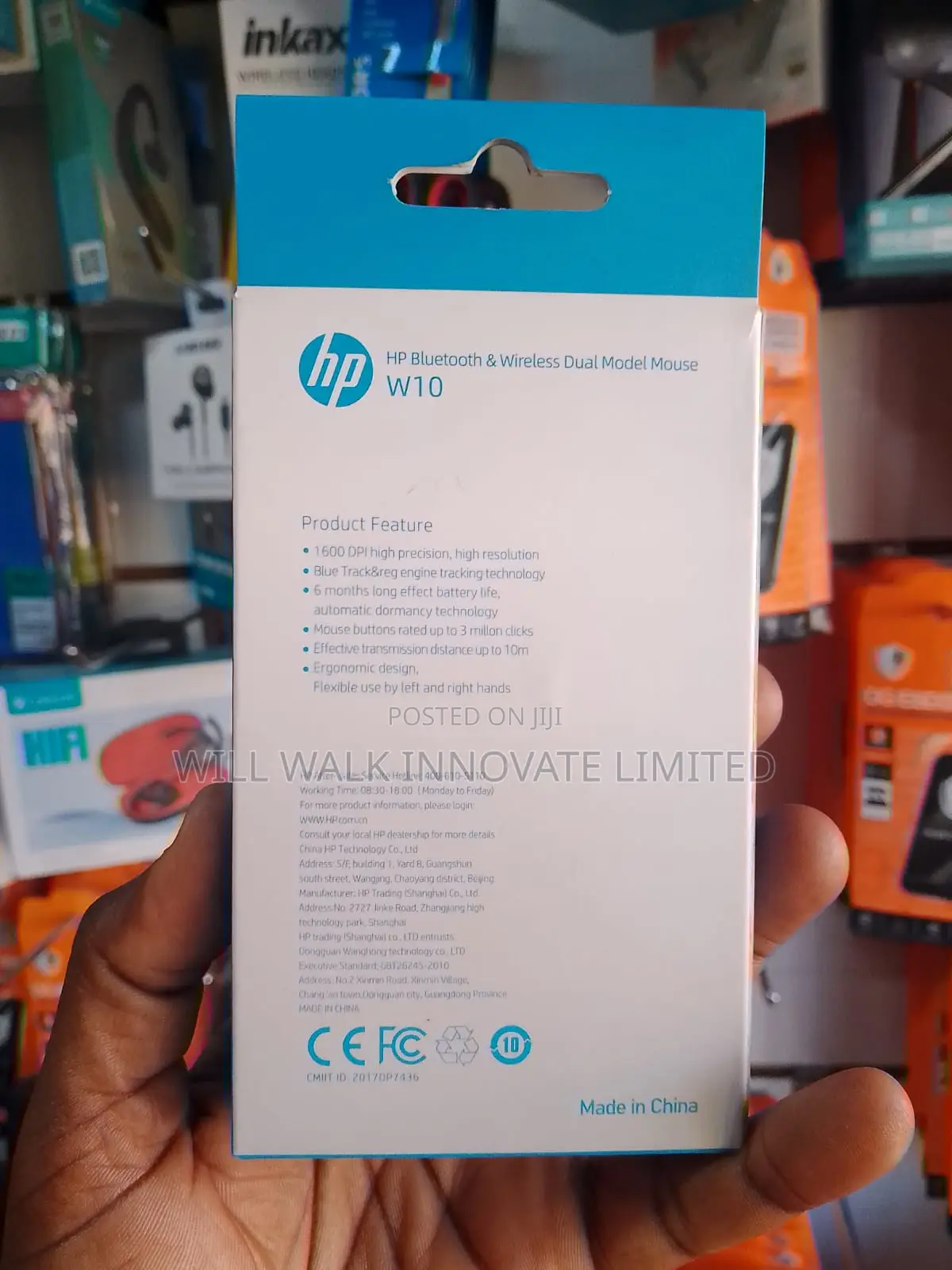 Hp W10 Rechargeable Wireless Gaming Mouse