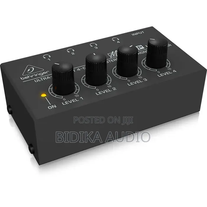 Behringer Microamp Ha400 4-Channel Stereo Headphone Amplifier