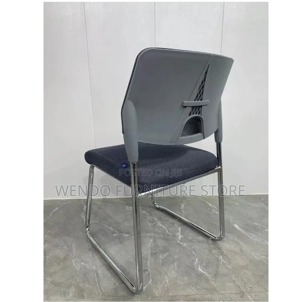 Office Chairs; Armless Visitors Fabric Chair With Sled Base
