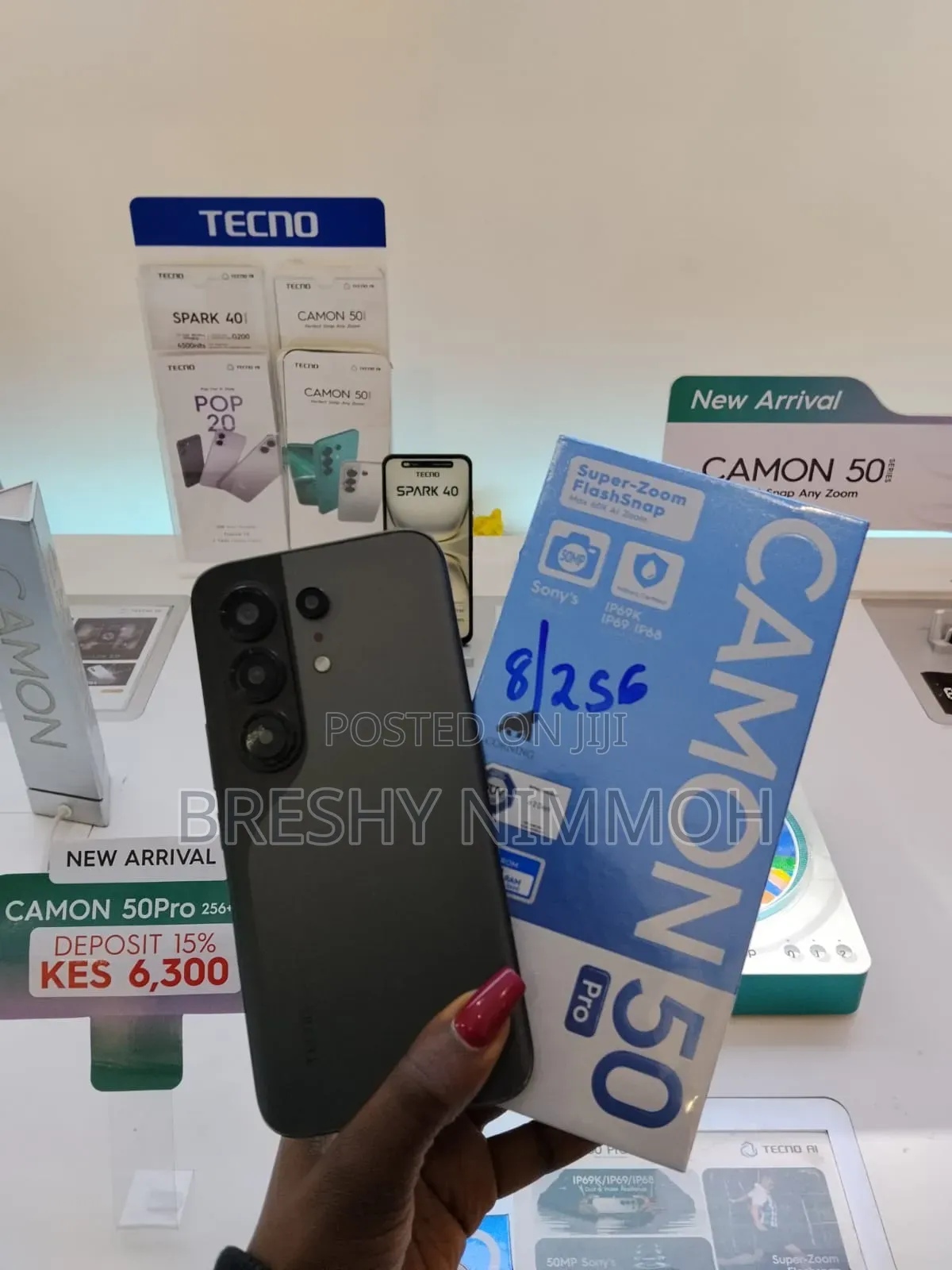 New Tecno Camon 50 Pro 256 GB Black