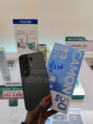 New Tecno Camon 50 Pro 256 GB Black