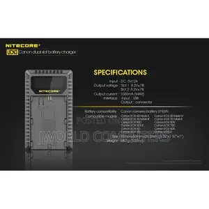 Nitecore Ucn3 for Lp-E6n