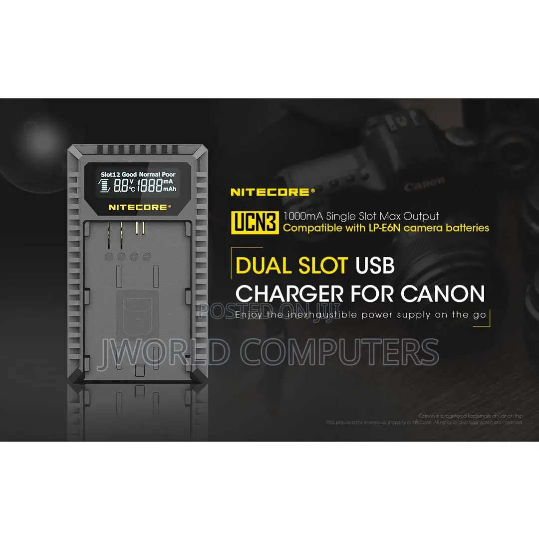 Nitecore Ucn3 for Lp-E6n
