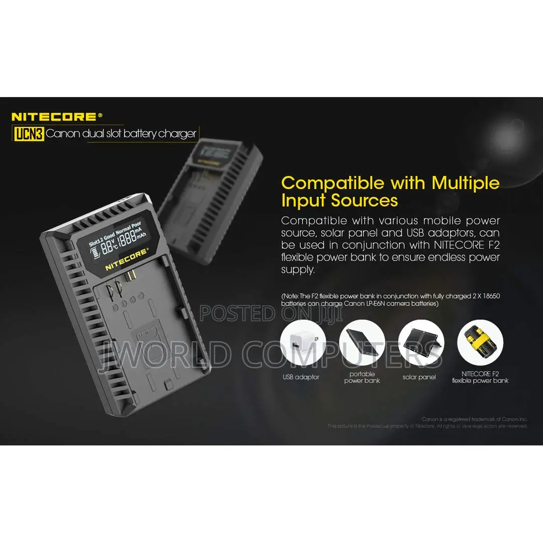 Nitecore Ucn3 for Lp-E6n