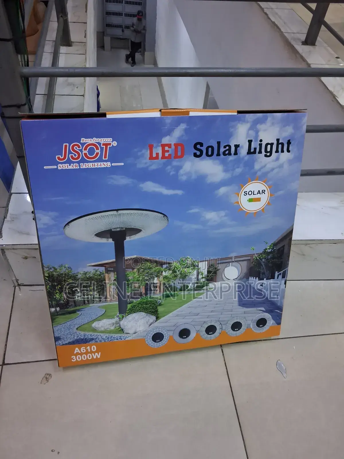 Heavy Duty Ufo Solar Street Lamp 3000w