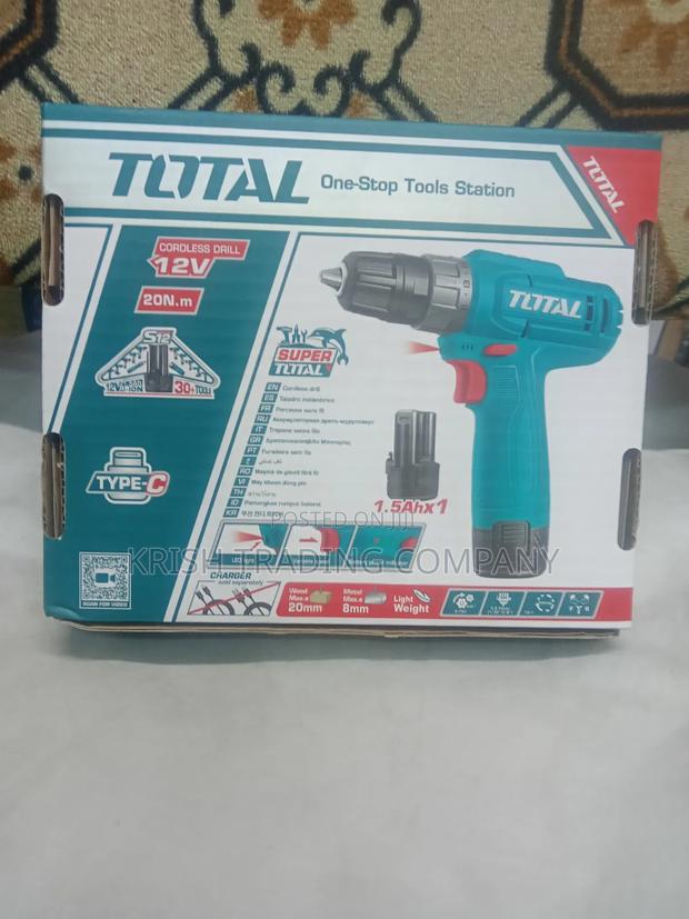 Total 12v Cordless Drill 1.5ah Battery