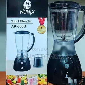 Ak300b Nunix (Black )2in1 Blender