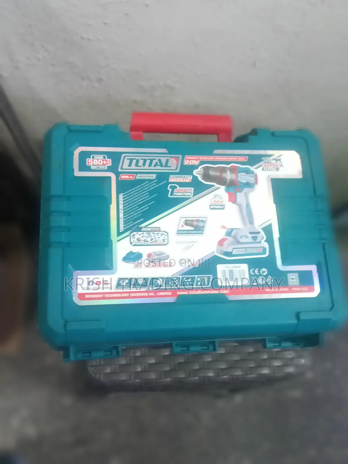12v Compact Brushless Cordless Drill With 2 Batteries
