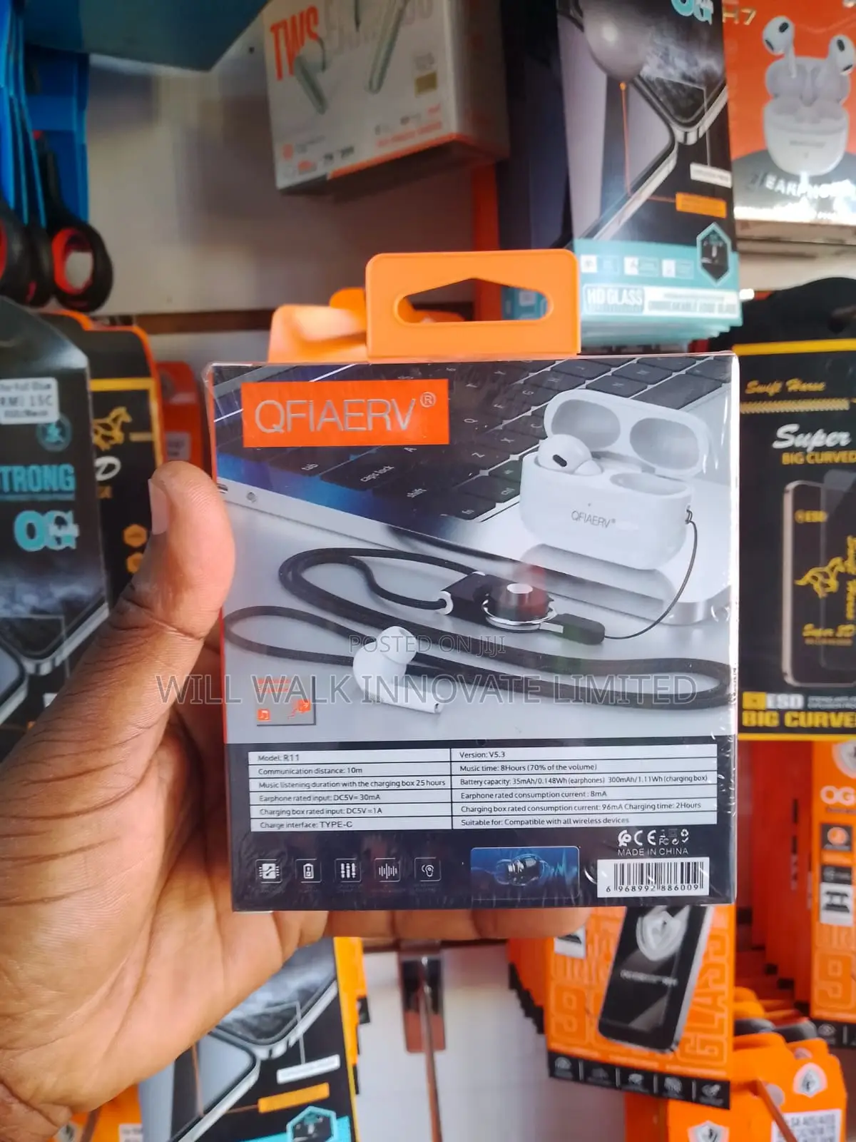 Ofia Huiqun H7 TWS Wireless Earphones – Hi-Fi Extra Bass