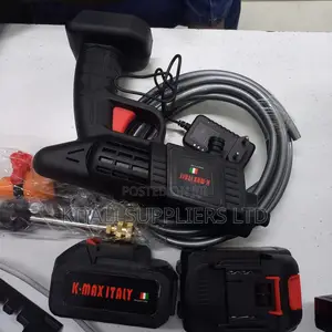 K-Max Italy Cordless High-Pressure Car Washer Gun Kit