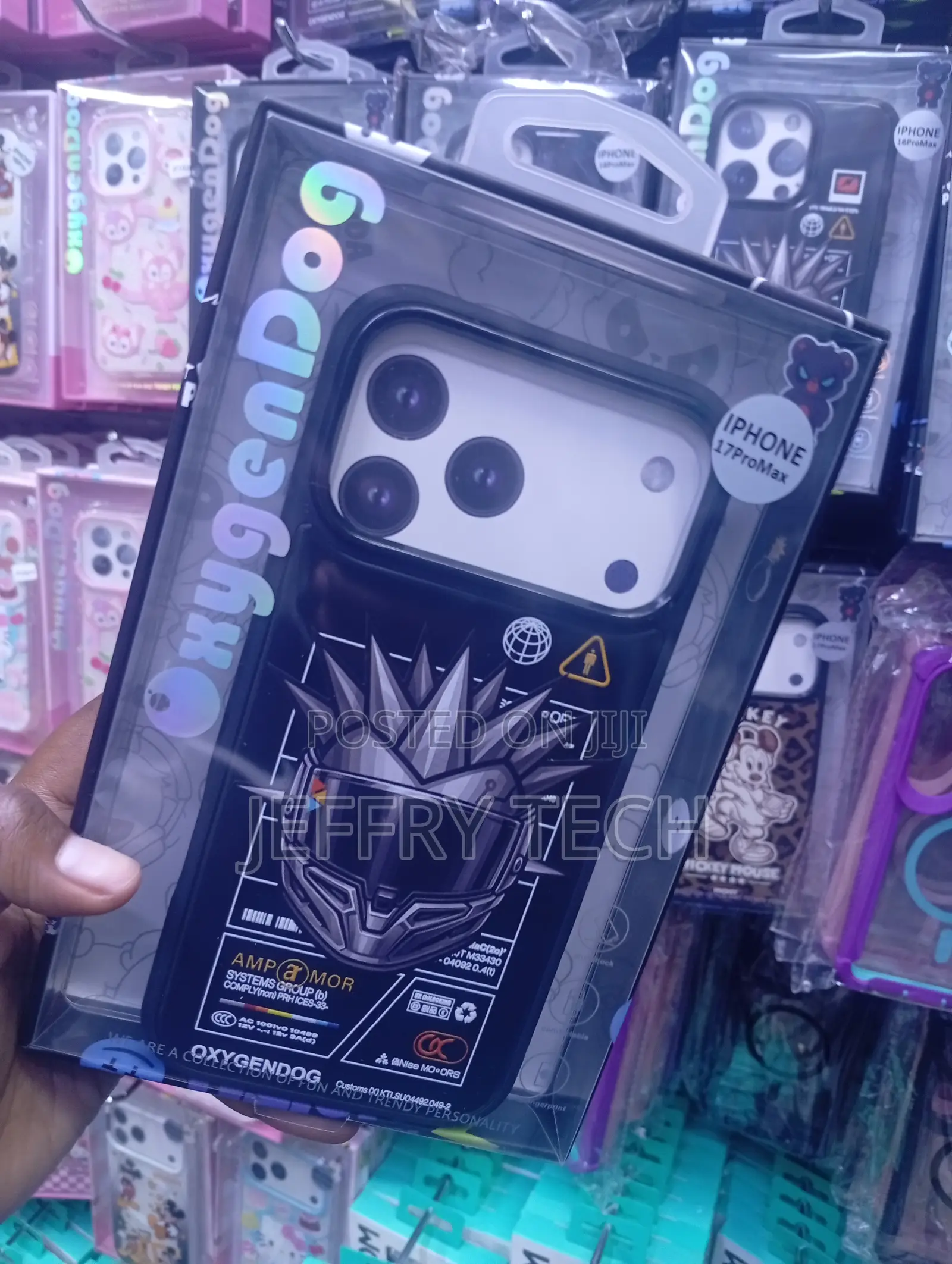 iPhone 17 Pro Max Oxygendog Amp Armor Cyberpunk Case