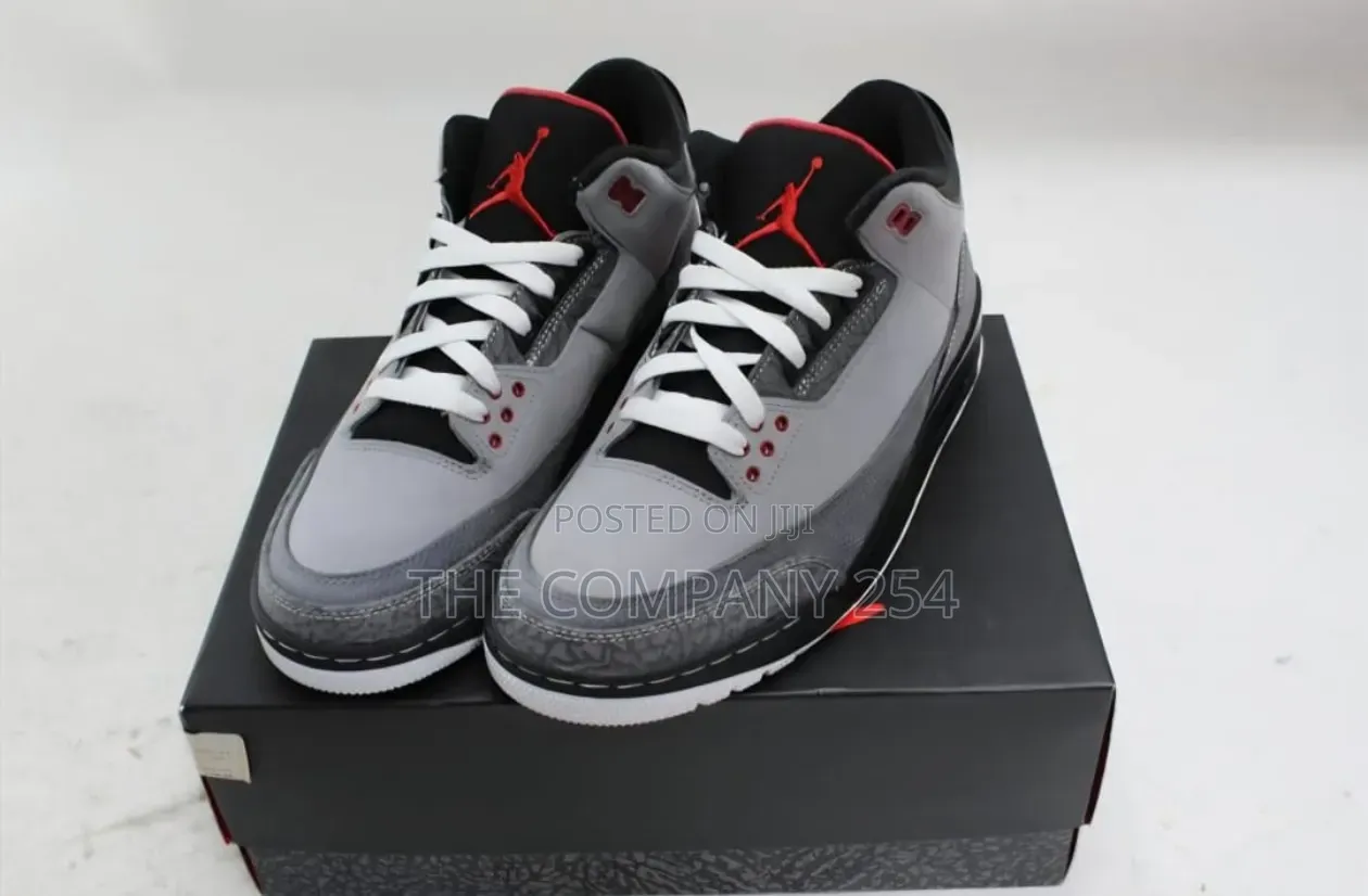 Quality Casual Leather Jordan 3 Unisex Sneaker Shoes