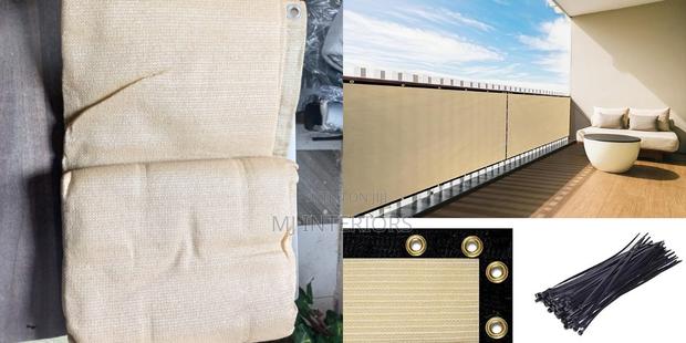 Elegant Balcony Shield Cover for Privacy and Shade